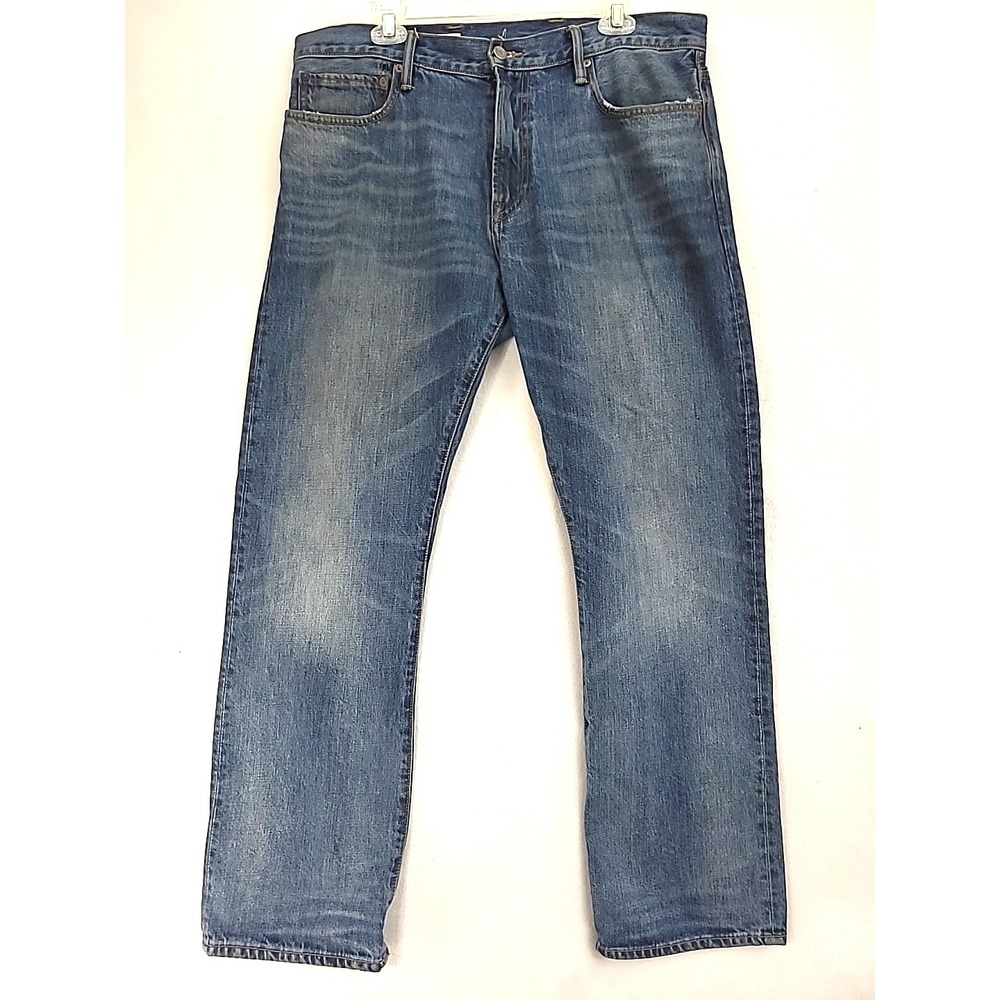 GAP Jeans Men's 36/32 Premium Boot‎ Fit Medium Wash Relaxed Straight Cut